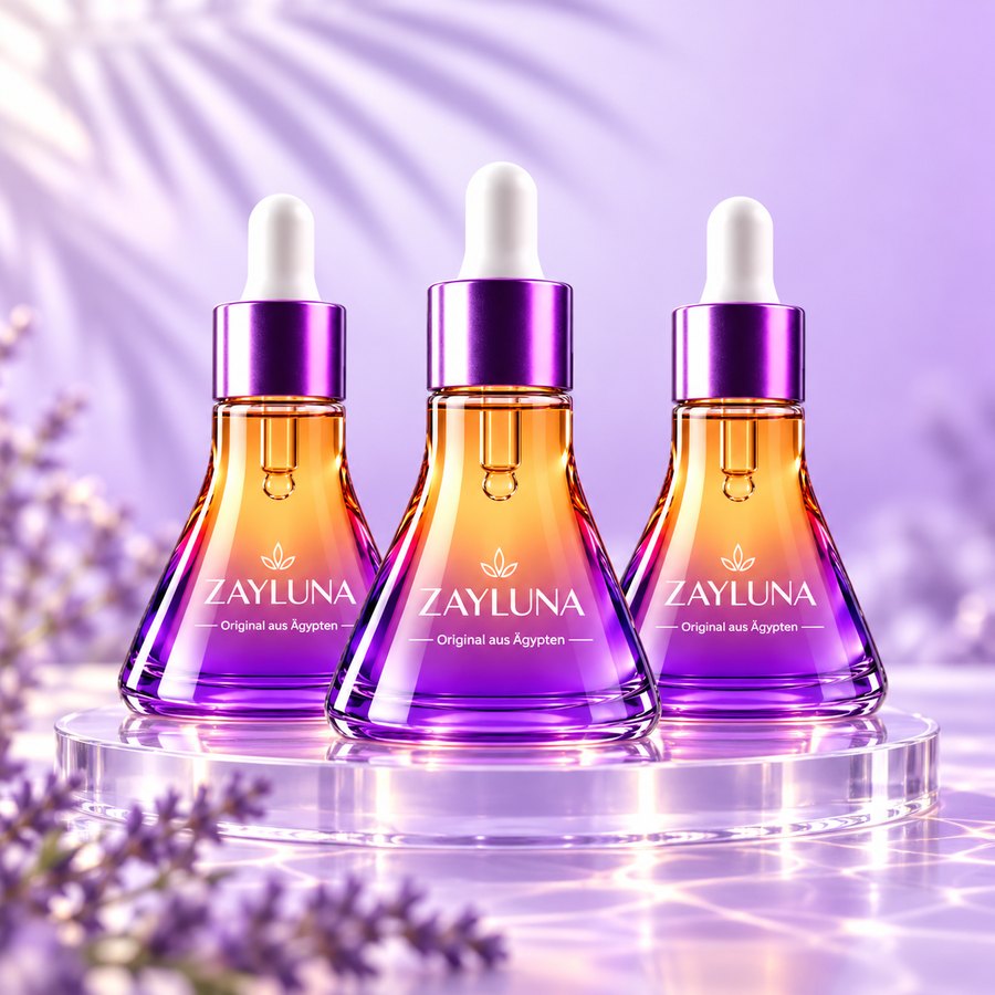4 Flaschen Zayluna Haarwuchsstopp-Serum